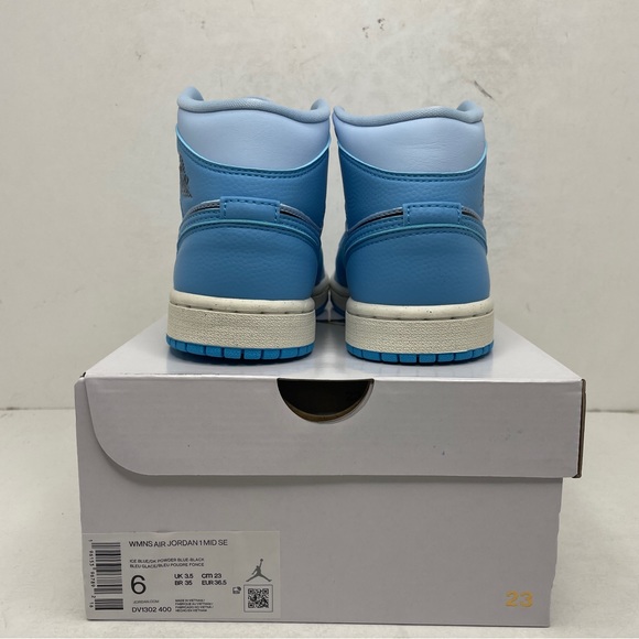 Nike Air Jordan 1 Retro Mid SE WMNS “Ice Blue/Powder Blue” 2023 - Picture 4 of 4
